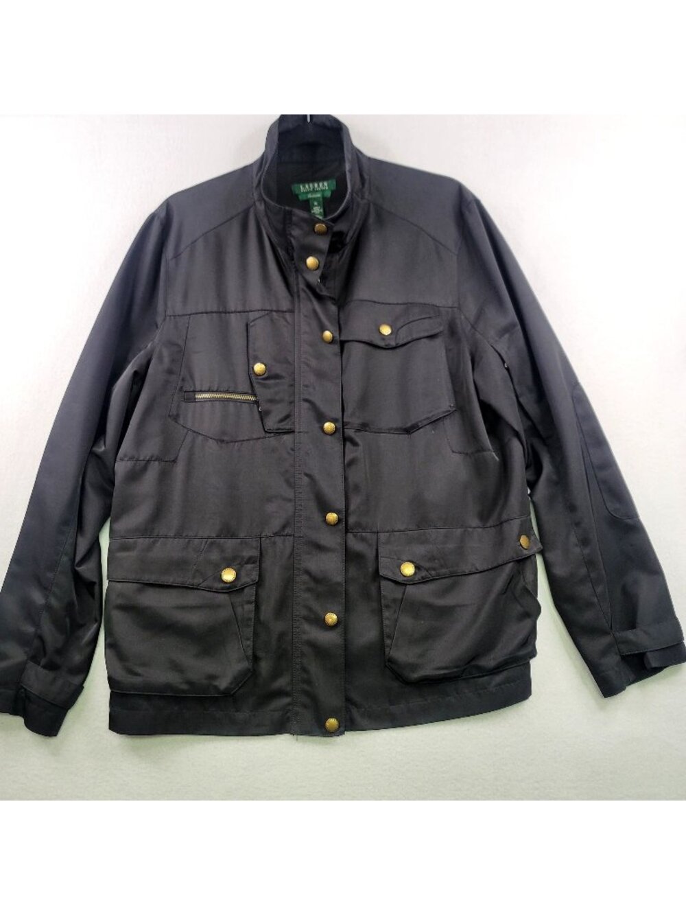 Lauren Ralph Lauren Exclusive Field Utility Jacket XL Black Whimsygoth Gorpcore